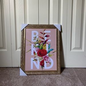 Be Kind Gold Wall Art